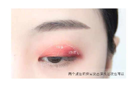 双色眼影的画法步骤图 双色眼影的四种画法