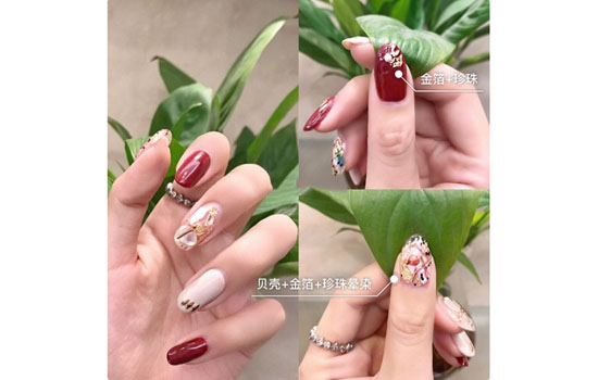 圣诞主题美甲图片 治愈系圣诞美甲给你温暖