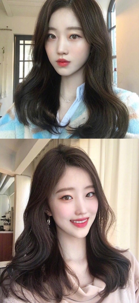 女生披肩发图片 带你美出新高度