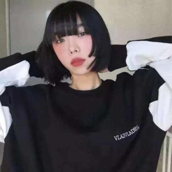 日式公主切短发 非常有个性的一款短发