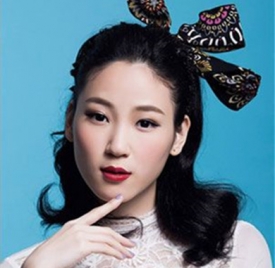 没有刘海扎头发图解 清爽露额更显灵气