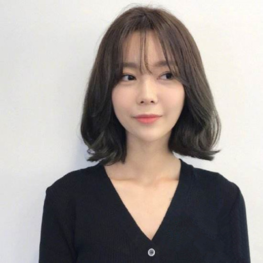 只烫发尾的发型图片 烫个发果然要时髦很多