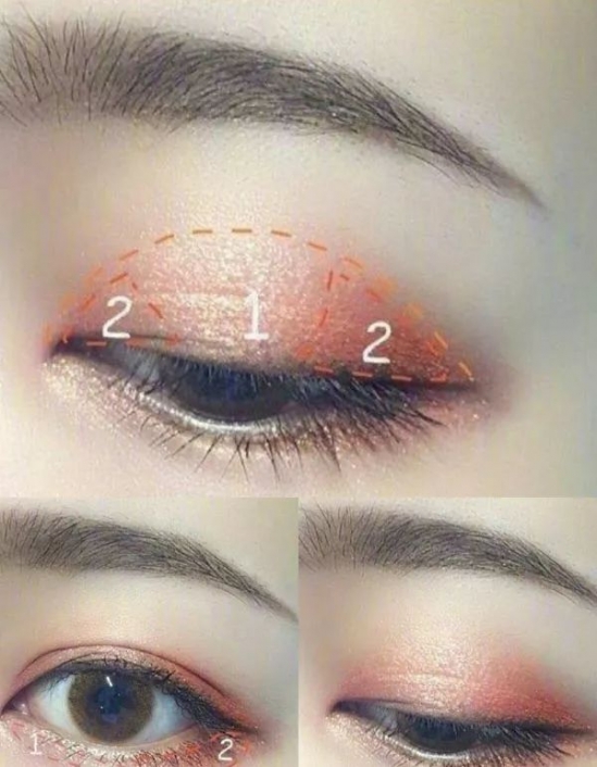 眼妆的画法教程 2025年流行色眼妆教程推荐