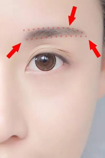 韩式平眉的画法 眉毛画好了，你比女神还要美！