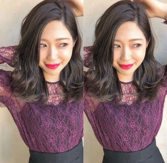 女生中发发型图片 下面的有最齐全的发型