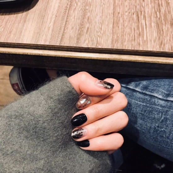 高级的美甲图片 cool girl必备
