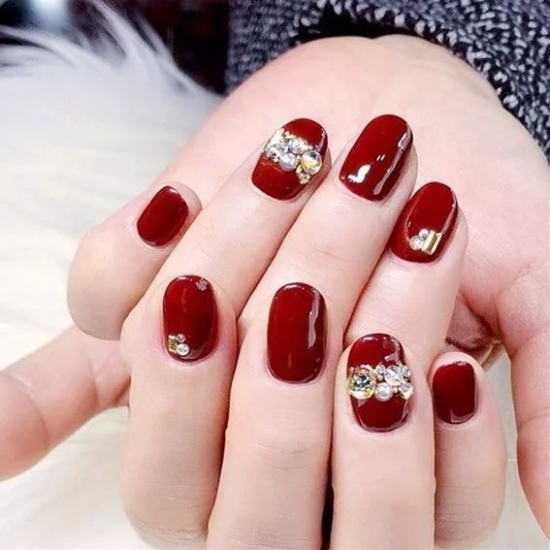 拍婚纱照适合的美甲 适合中西式的都在这里