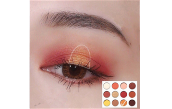 colorpop眼影教程 yesplease眼影盘画法