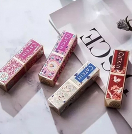 卡婷长相思口红试色 超国风的口红
