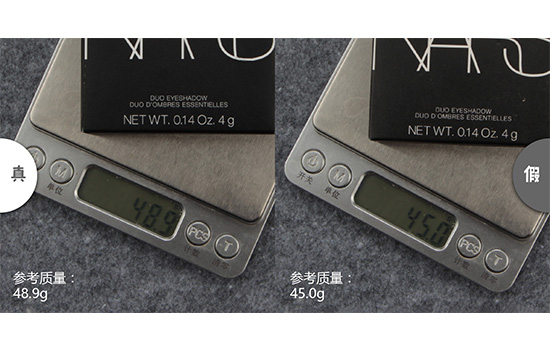 nars眼影真假对比 nars眼影真假辨别