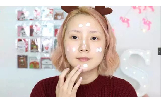 可爱麋鹿妆容 麋鹿妆教程图解