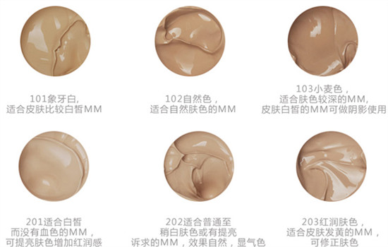 气垫象牙白和自然色的区别