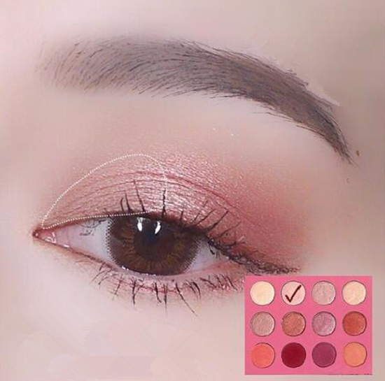 Colourpop Fem Rose She画法