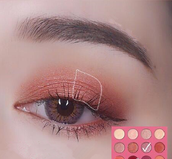 Colourpop12色眼影盘画法