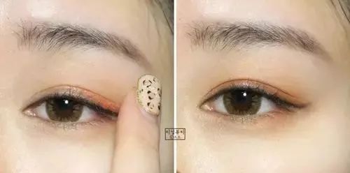 好看的橘色眼妆怎么画