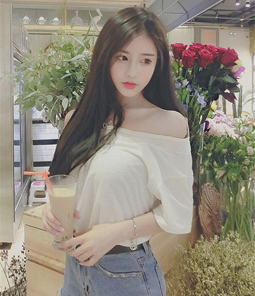 偏分发型女 偏分长发发型图片女