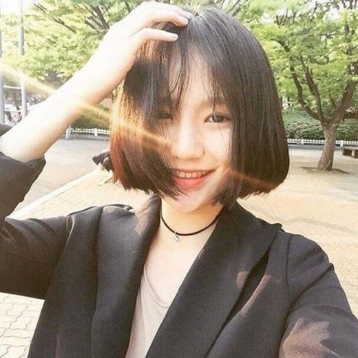 瘦脸短发发型 瘦脸短发图片