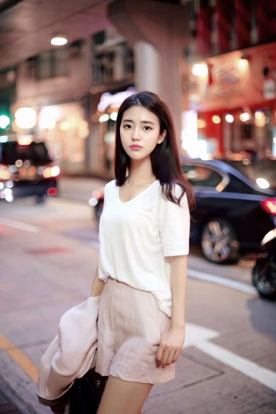 清新中长发发型图片 清新发型中长发