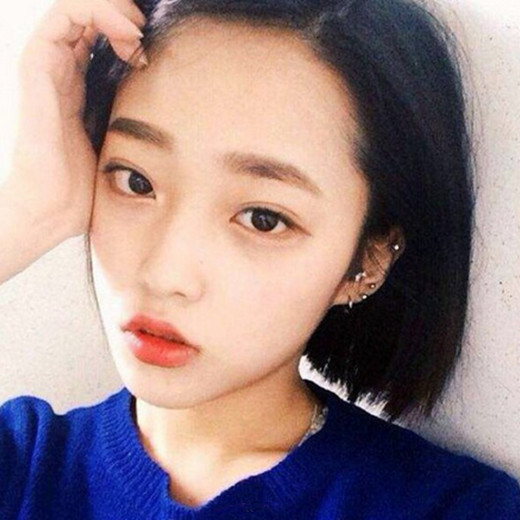瓜子脸短发女 2025瓜子脸短发型