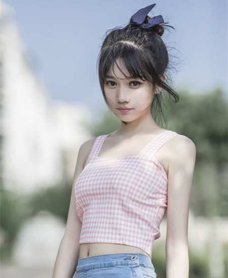 丸子头发型图片女 女生丸子头图片