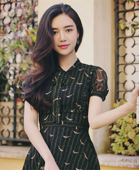 中长发女生发型图片 女生中长发型