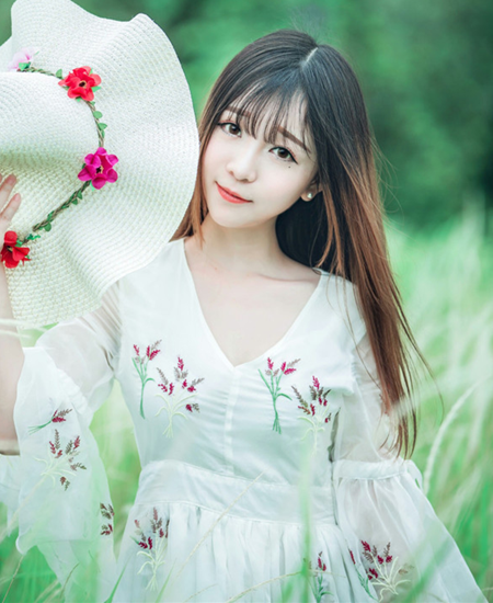 中长发女生发型图片 女生中长发型