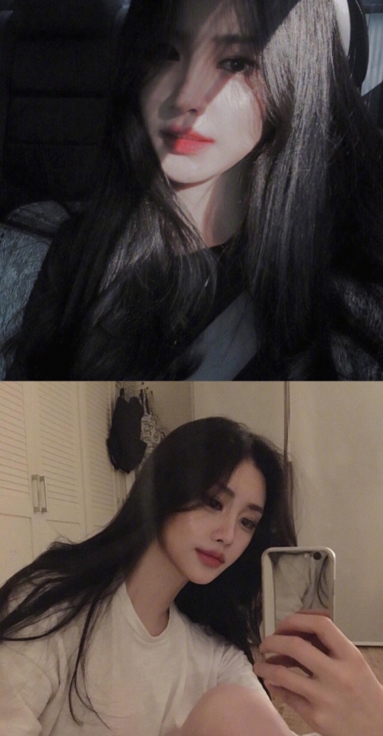 黑色长发发型图片 黑色长发美女你图片