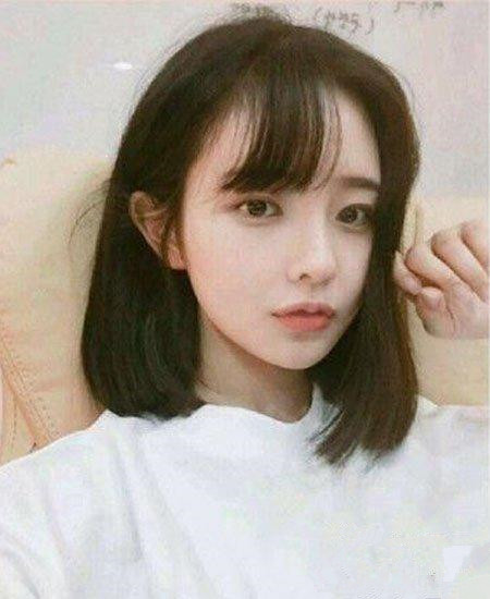 清新发型女齐肩 齐肩发发型图片2025女