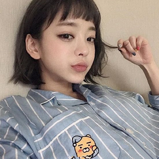 二次元发型发型女图片 二次元刘海适合什么人