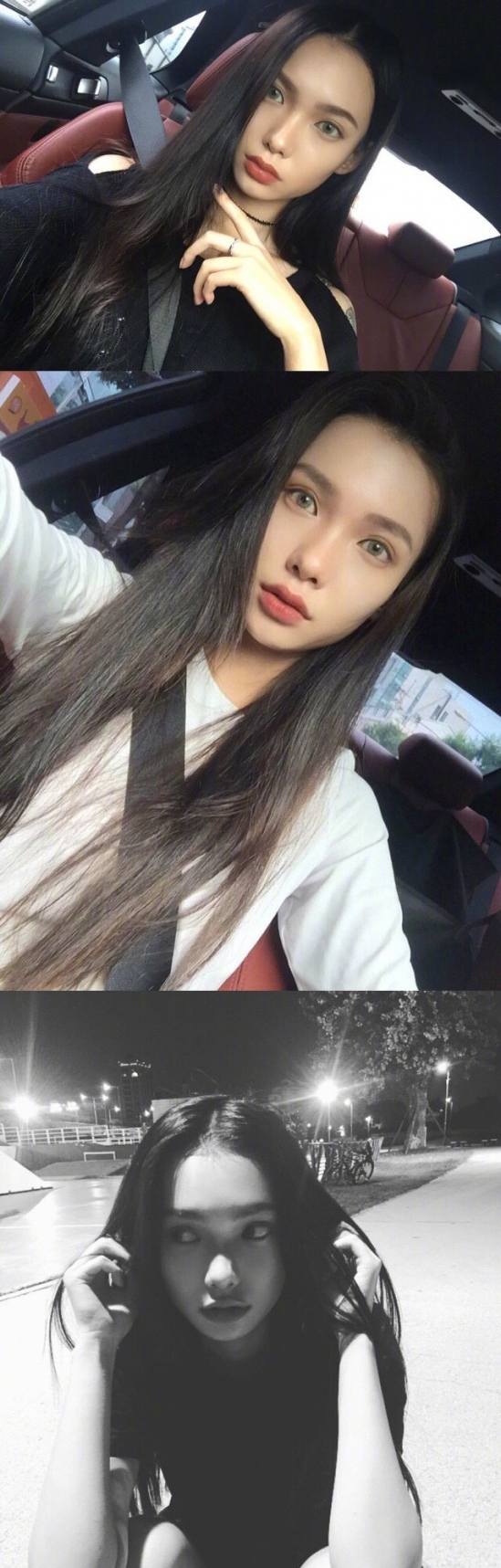 女生长发发型 长头发图片