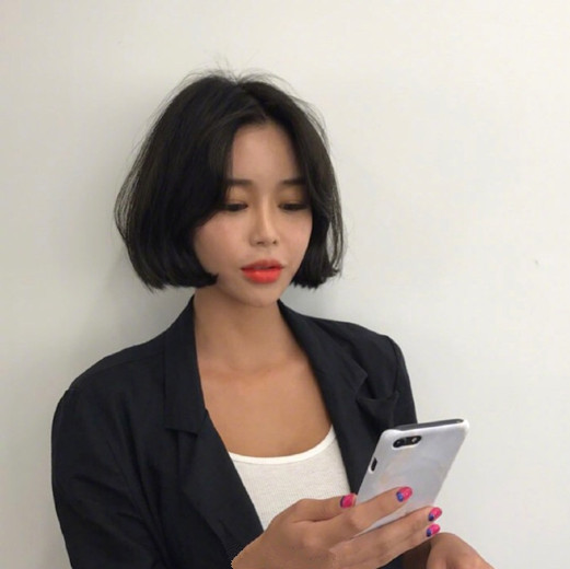 短发无刘海 短发没有刘海发型女
