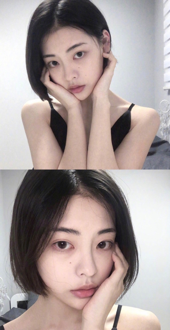 黑色短发卷发 黑色短发烫发
