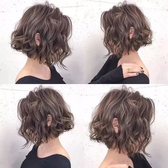 女短发怎么烫好看图片