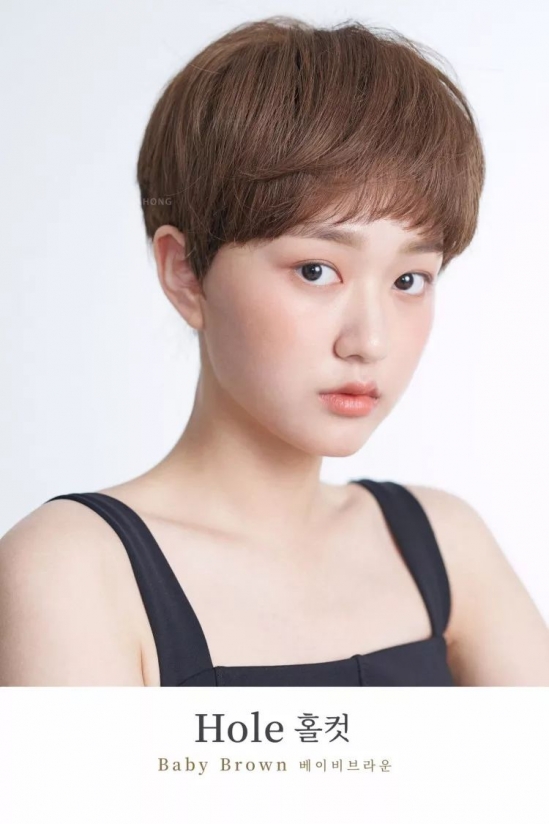 好看清爽的女生短发图