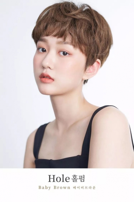 好看清爽的女生短发图