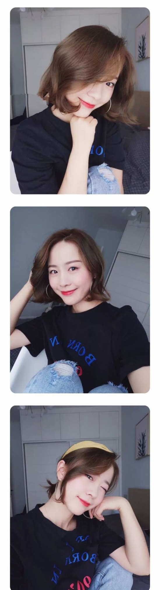 好看流行的女生短发发型图片