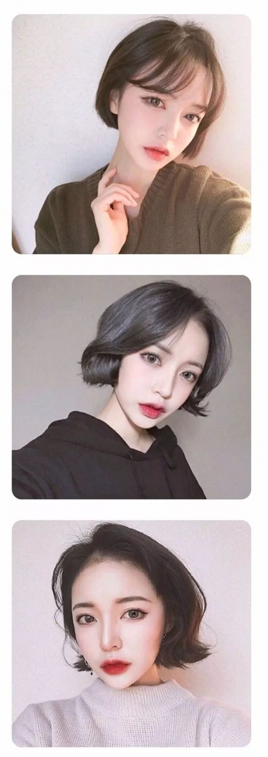 好看流行的女生短发发型图片