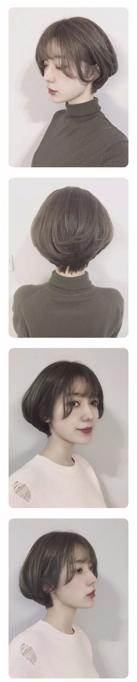 好看流行的女生短发发型图片