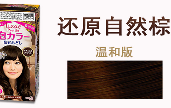 花王泡沫染发剂哪个颜色 花王泡沫染发剂灰棕色