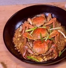 蟹黄粉丝煲的做法 蟹黄粉丝煲怎么做好吃