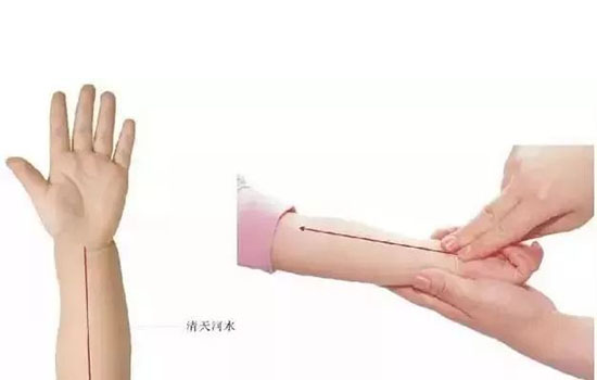 小孩呕吐推拿手法图 小孩呕吐推拿按摩手法