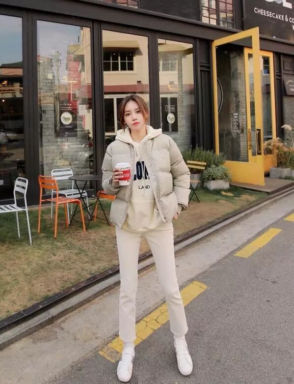 棉服与裤子搭配图片 显高又显瘦的棉服搭配技巧