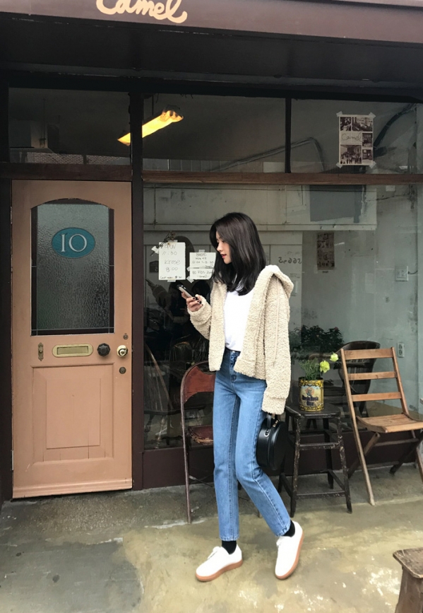 毛绒外套女装 毛绒外套搭配图片