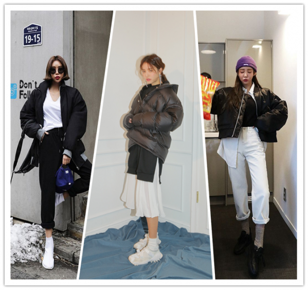 黑色面包服里面穿什么 黑色面包服怎么内搭