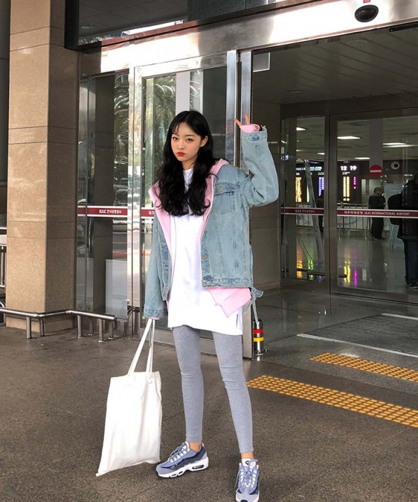老爹鞋街拍图片 老爹鞋的搭配