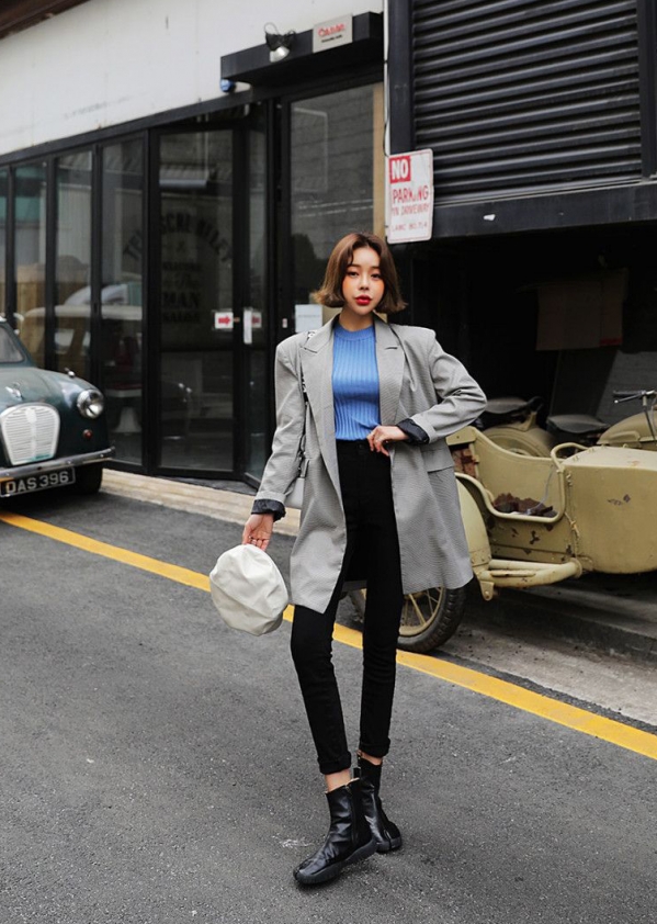宽松西装搭配图片欣赏 宽松西服搭配