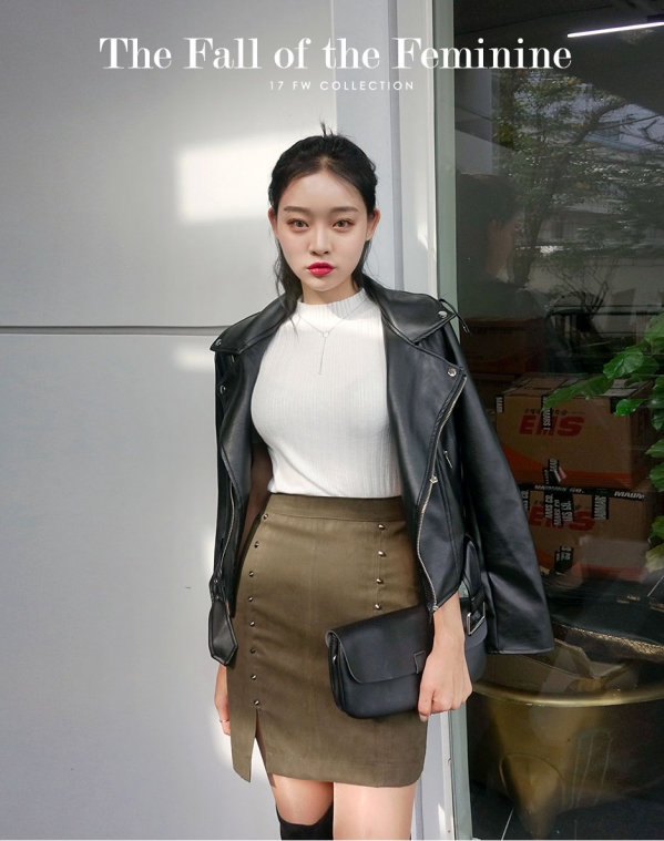 皮衣搭配什么裙子好看 小皮衣搭配什么好看