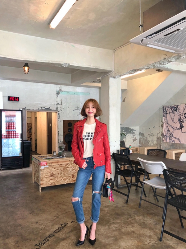 直筒牛仔裤搭配什么外套 直筒牛仔裤怎么搭外套