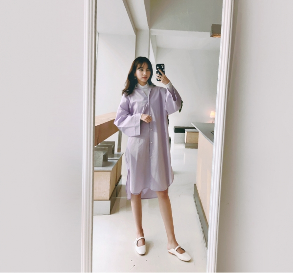 衬衫连衣裙搭配什么鞋