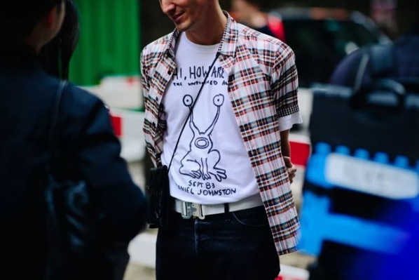 格纹衬衫搭配男 男士格纹衬衫